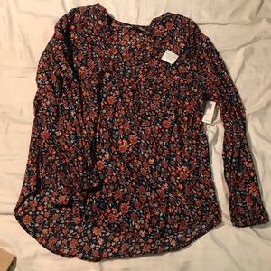 Floral old navy tunic